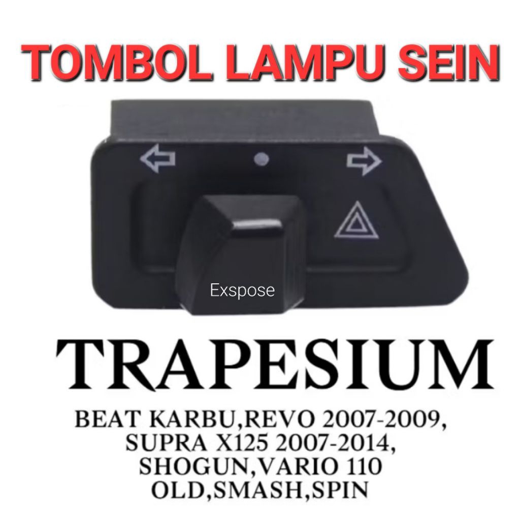 Tombol Saklar Switch LampuSein Hazard Motor Honda  Beat Vario  Revo Supra X125 Kharisma dll 1 Picis