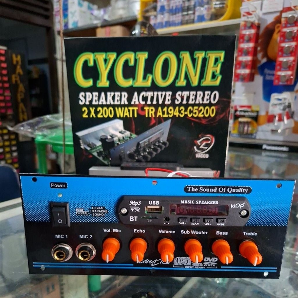 kit speaker active stereo 2x200watt tr toshiba