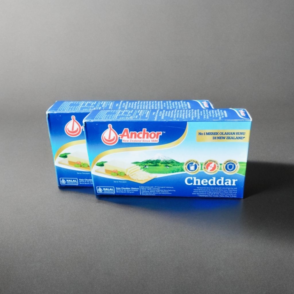 

Keju Cheddar Anchor Pasti Original 150gr