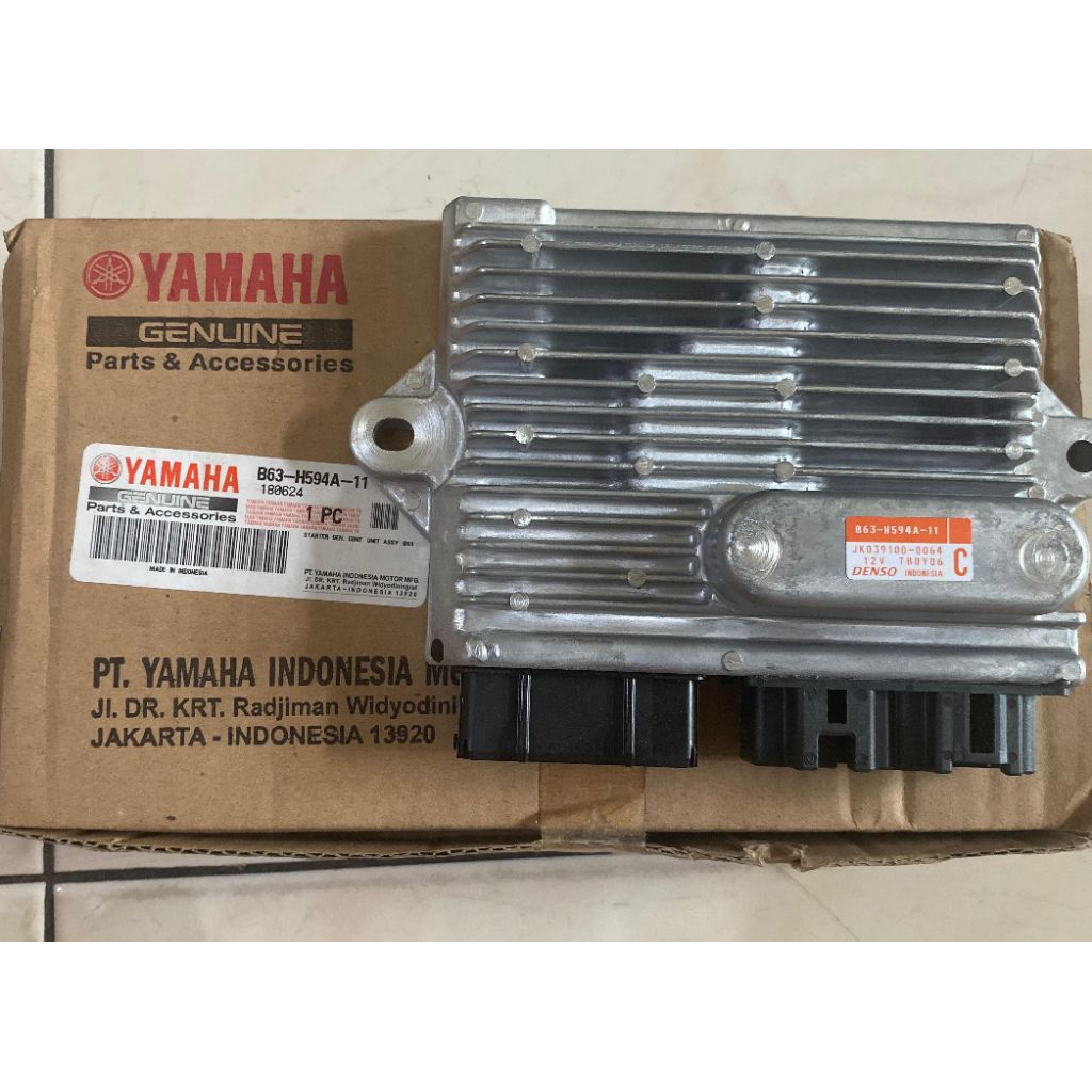 SGCU ECU CDI ECM AEROX 155 VVA TYPE KEYLESS TYPE C ORIGINAL YAMAHA (B63-H594A-11)