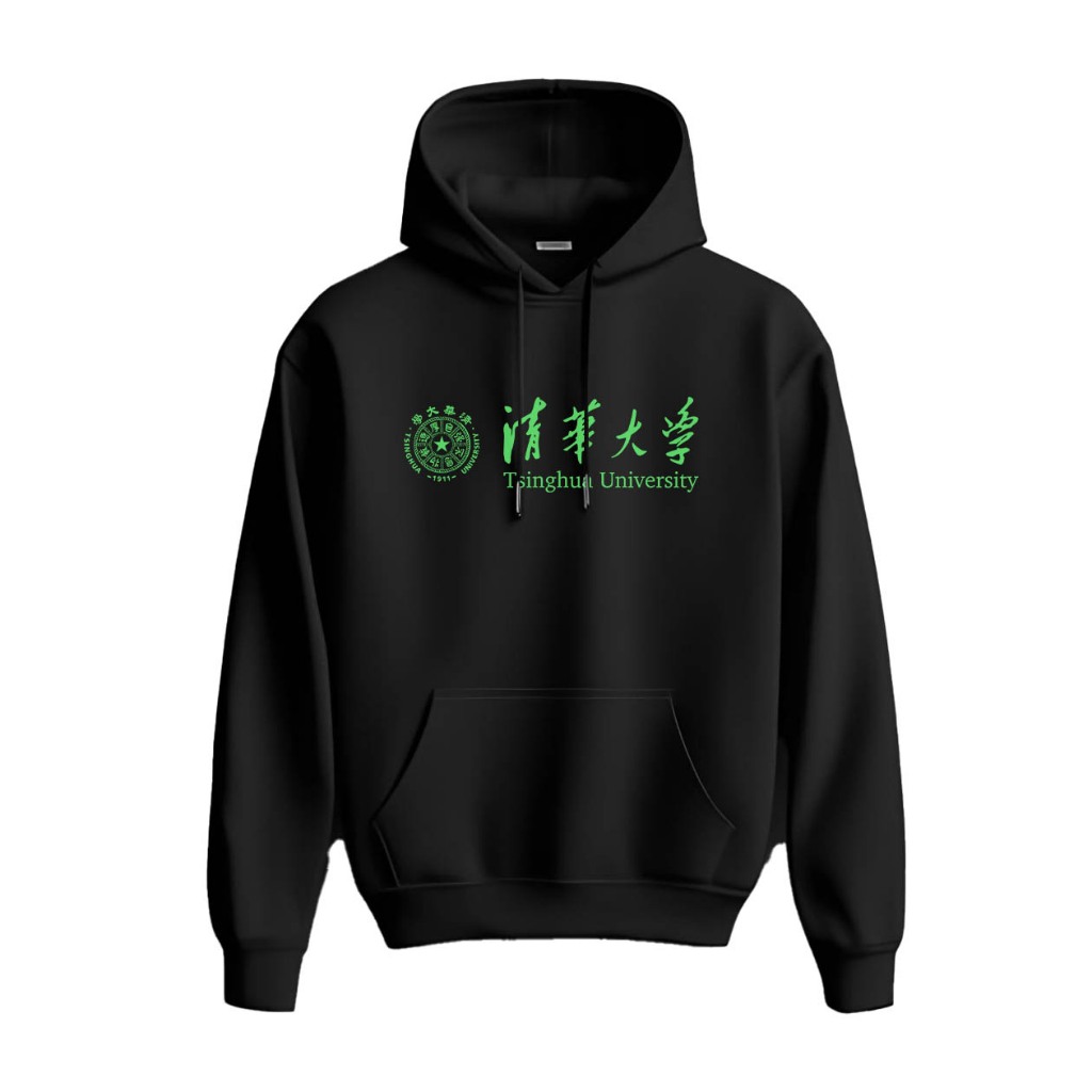 Hoodie Sweater Tsinghua University china Premium Fleece jacket hood Clothing Long Sleeve