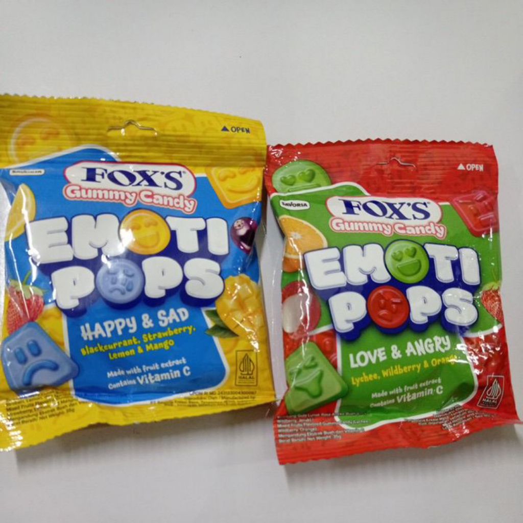 

FOX GUMMY CANDY EMOTI POPS