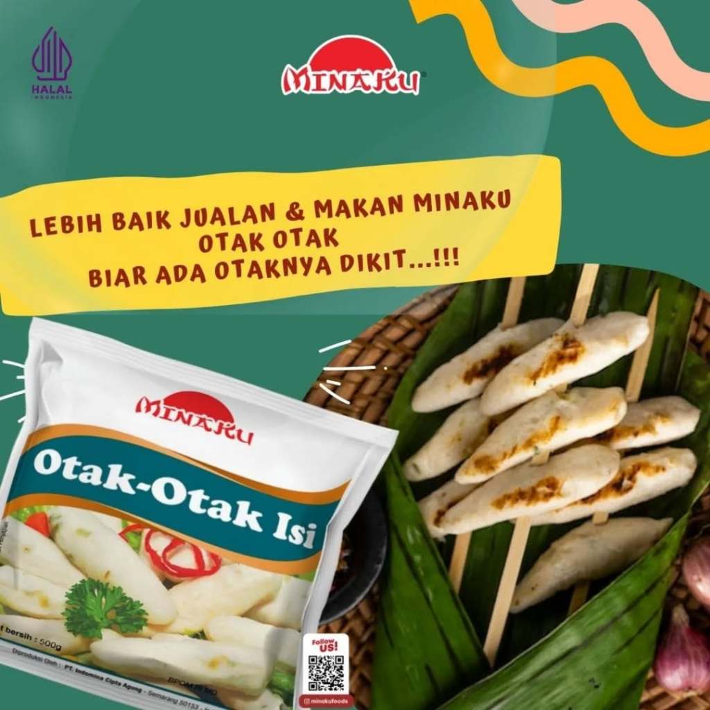 

MINAKU Otak Otak Ikan - Olahan Ikan 500gram - Kheiza Frozen