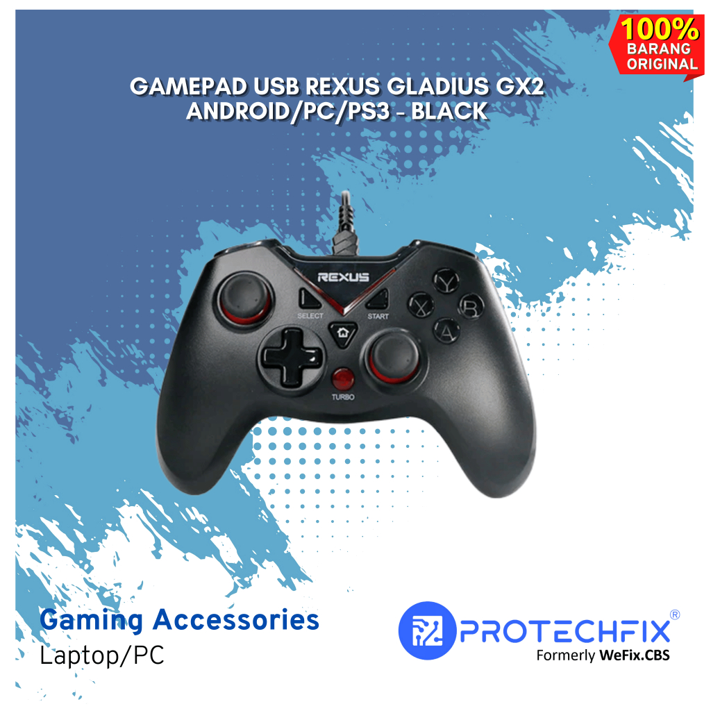 Gamepad USB Rexus Gladius GX2 Android/PC/PS3 - Black