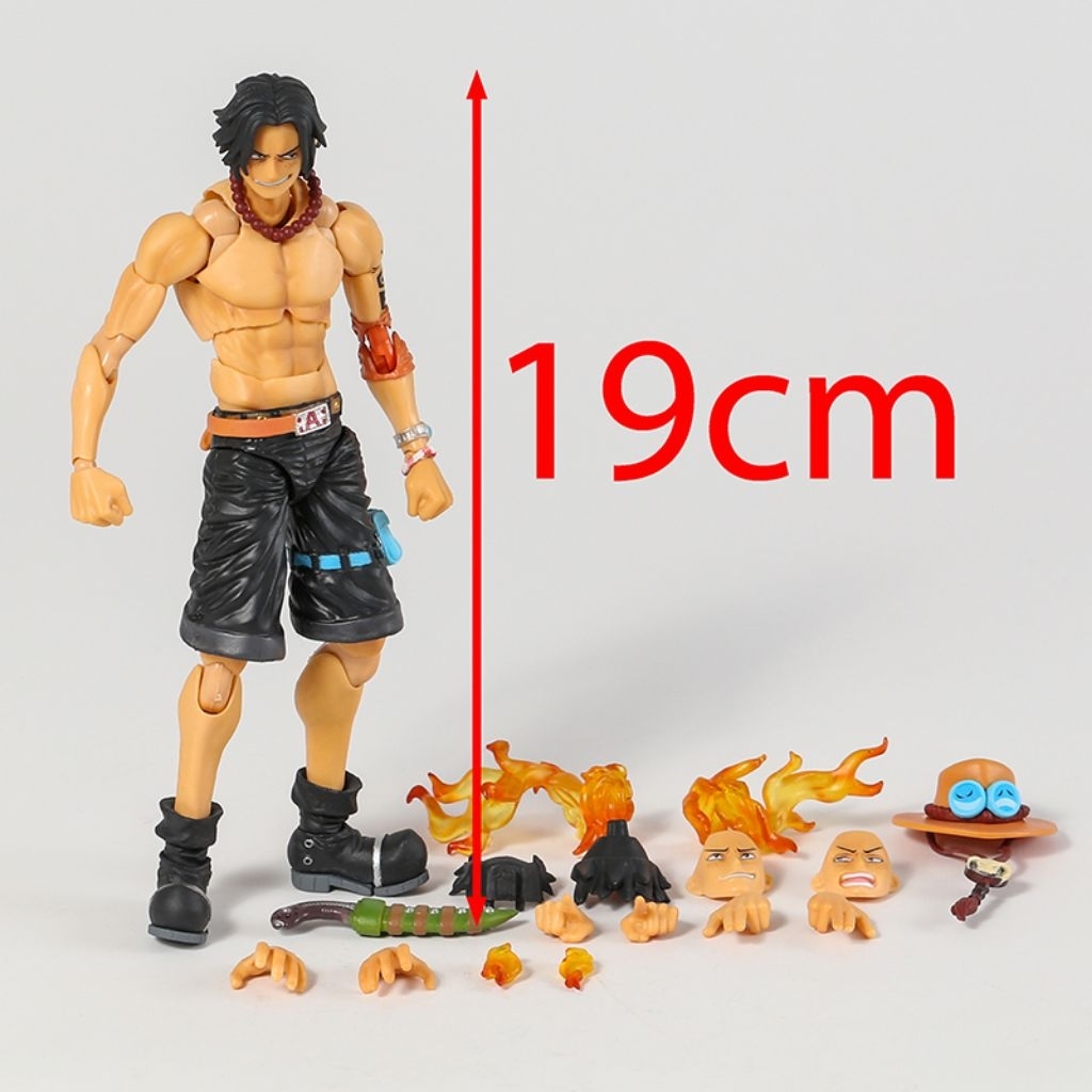 action figure one piece portgas d ace zoro luffy vah