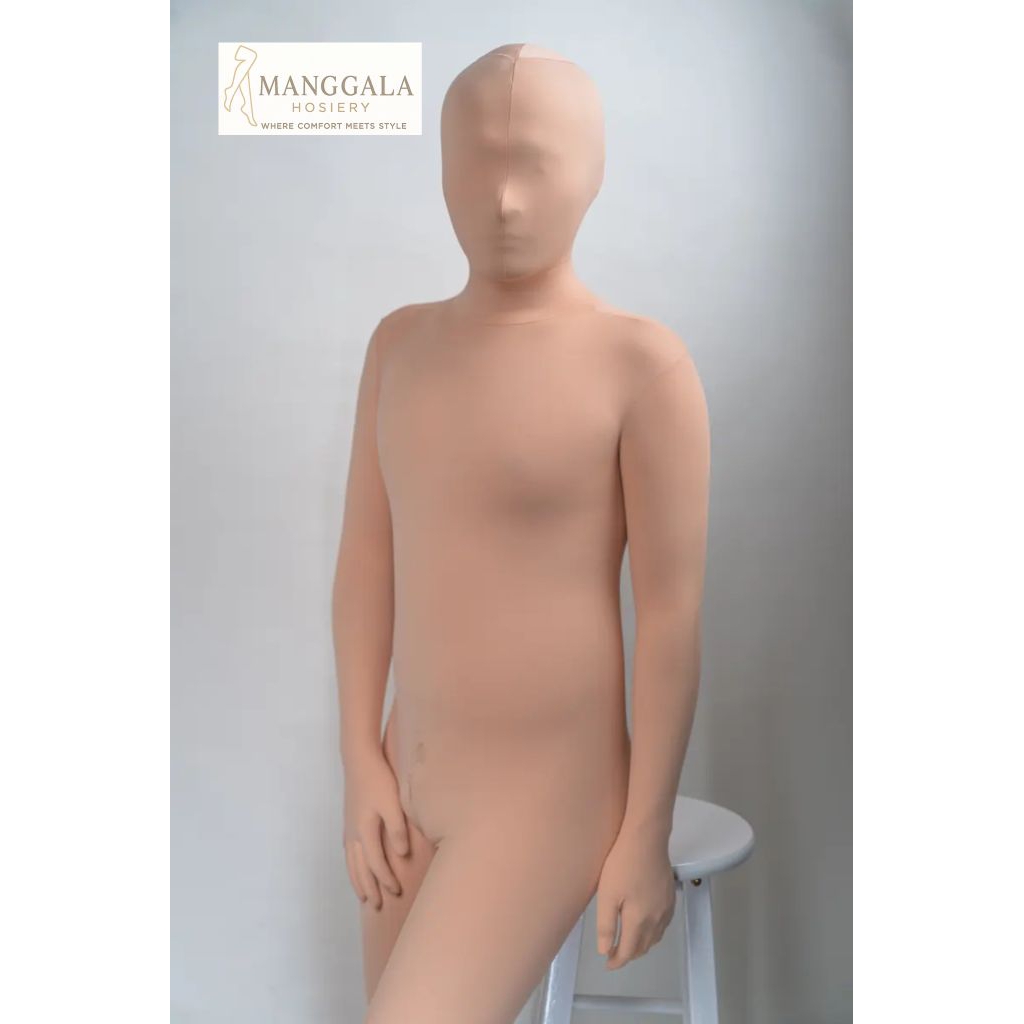 10Zentai Full Covered Body Warna Nude