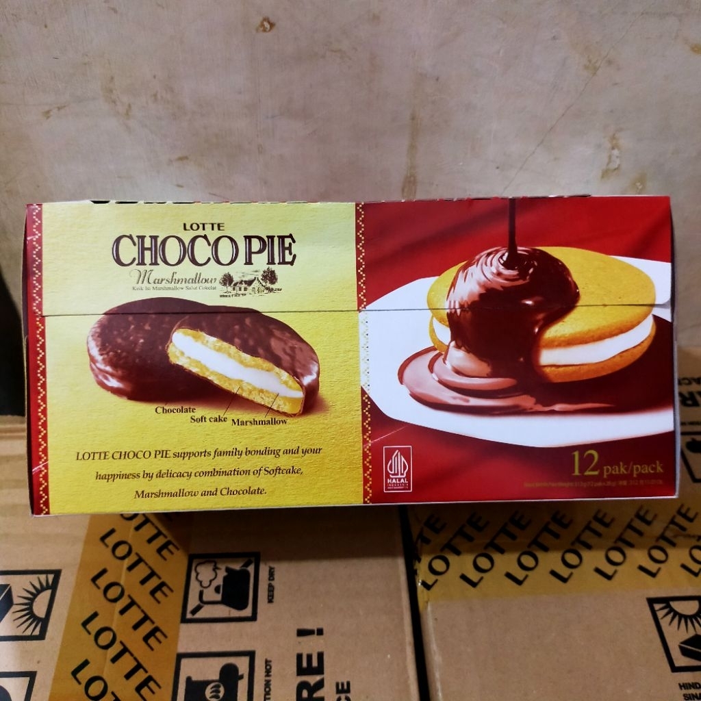 

Lotte chocopie 26 gr isi 8x12