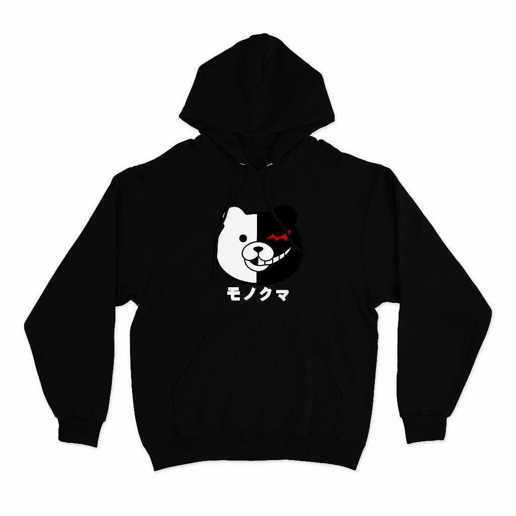 Cloudragon - Hoodie Jumper Monokuma Pria Dan Wanita - Cotton Flecee 280gr