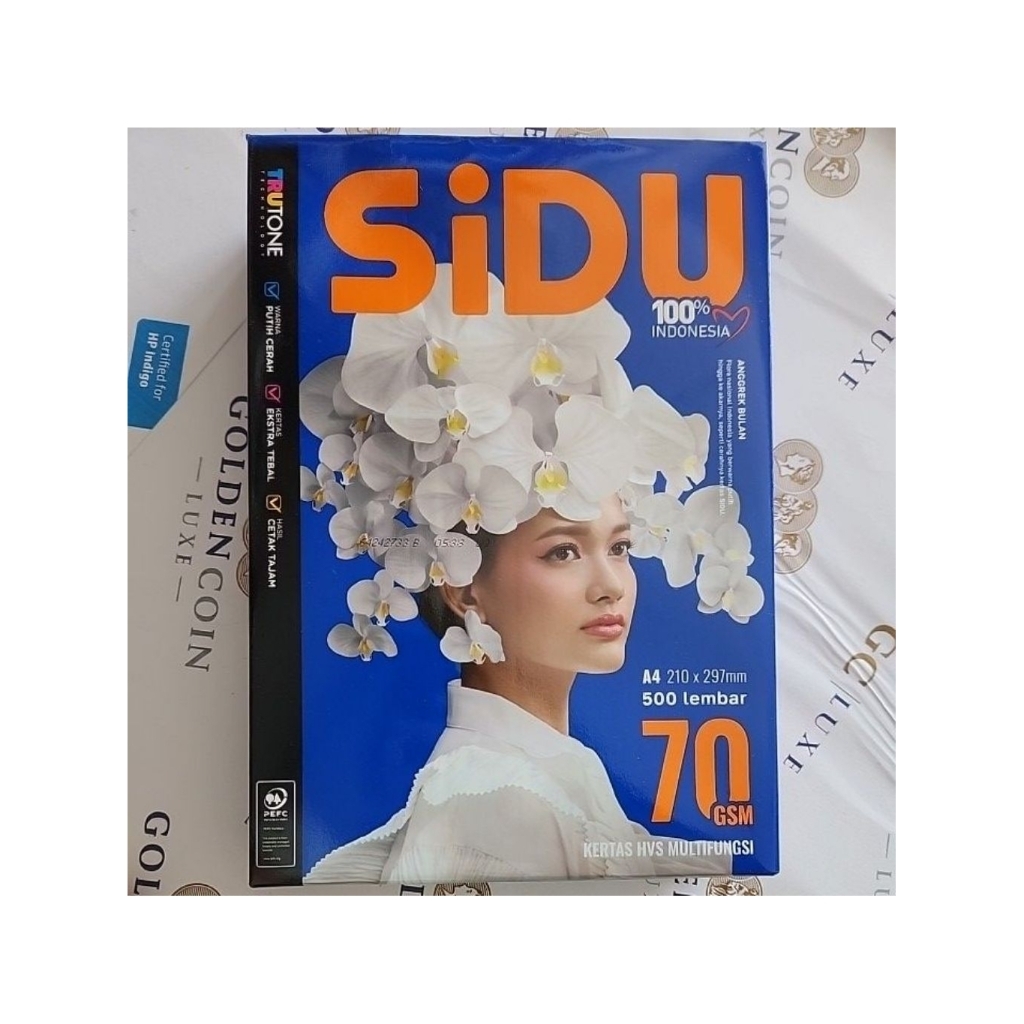 

Kertas HVS SIDU Sinar Dunia A4 70 gsm ( 1 rim )