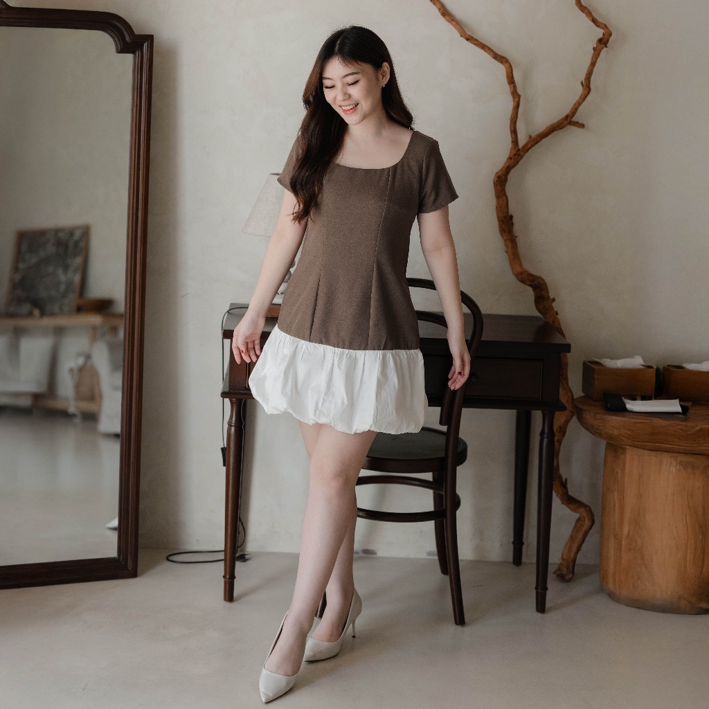 Beatrice Clothing Medan Vinia Dress - Pakaian Wanita | Dress Wanita Ballon