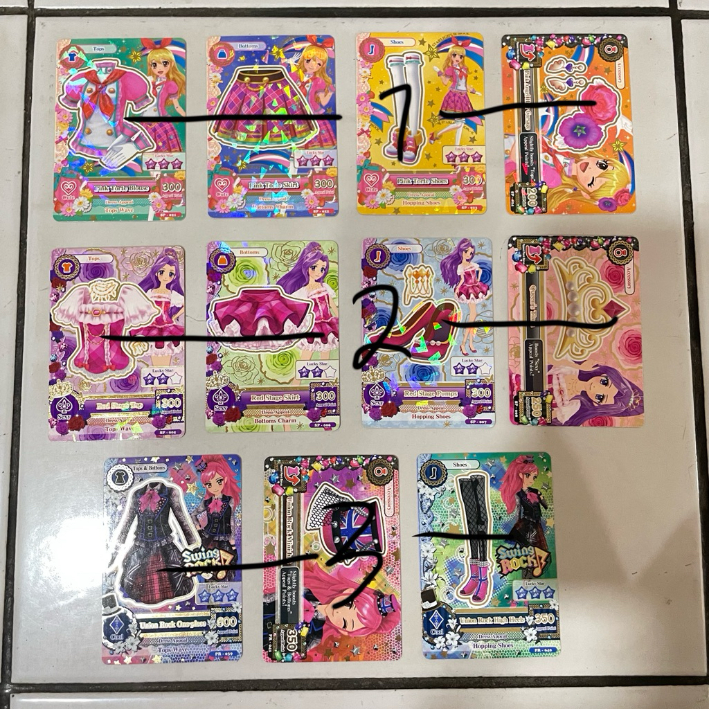 kartu aikatsu card set