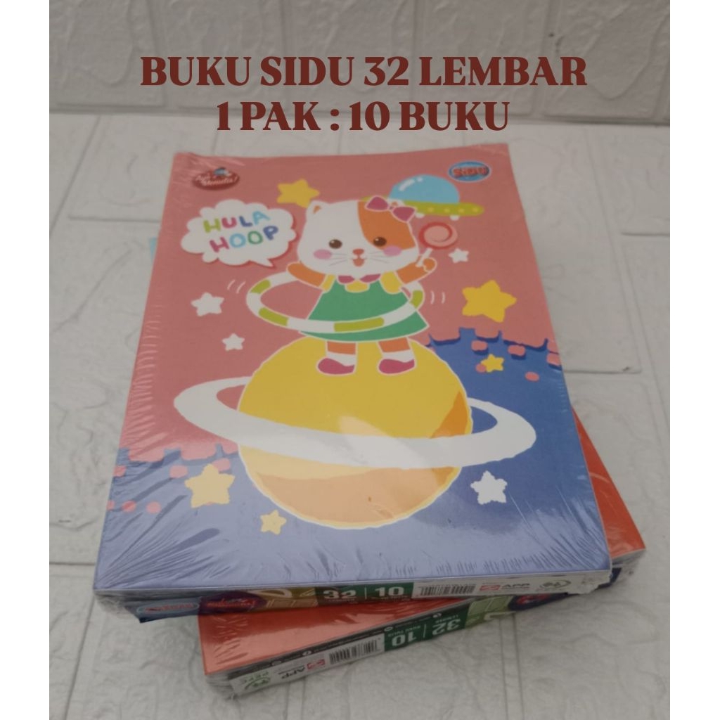 

Buku Tulis Sidu 32 Lembar (1 pak isi 10 buku)
