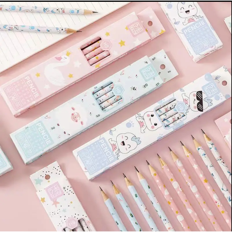

Pensil isi 10pcs HB dengan Motif Kartun Anak Sekolah Pencil S5 14