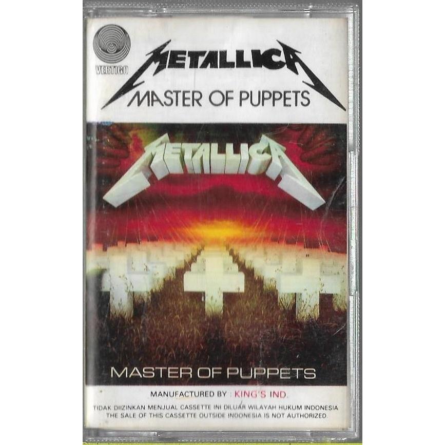 Kaset Pita Original - Metallica Master Of Puppets