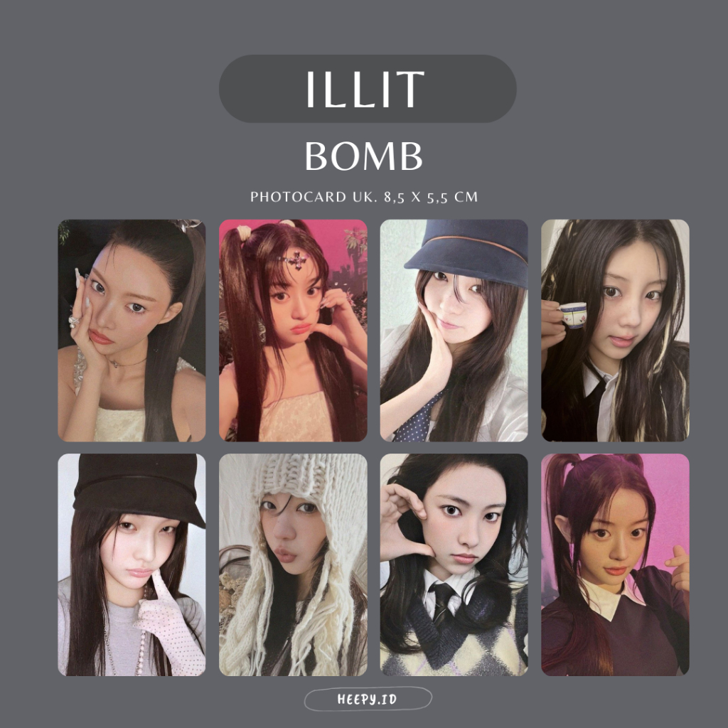 [ILLIT] UNOFFICIAL PHOTOCARD ILLIT BOMB