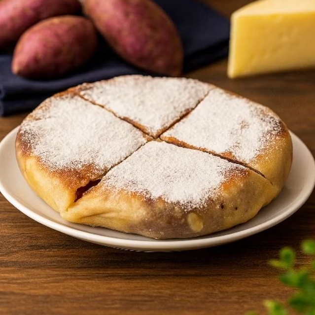 

Sweet Potato Cheese Bread (PO Sehari)