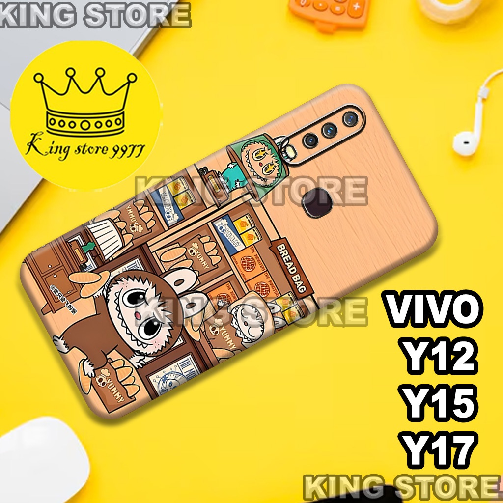 (KS28)  Softcase karet untuk VIVO Y12 - Y15 - Y17 Motif gambar karakter Cewek/casing VIVO Y12 - Y15 