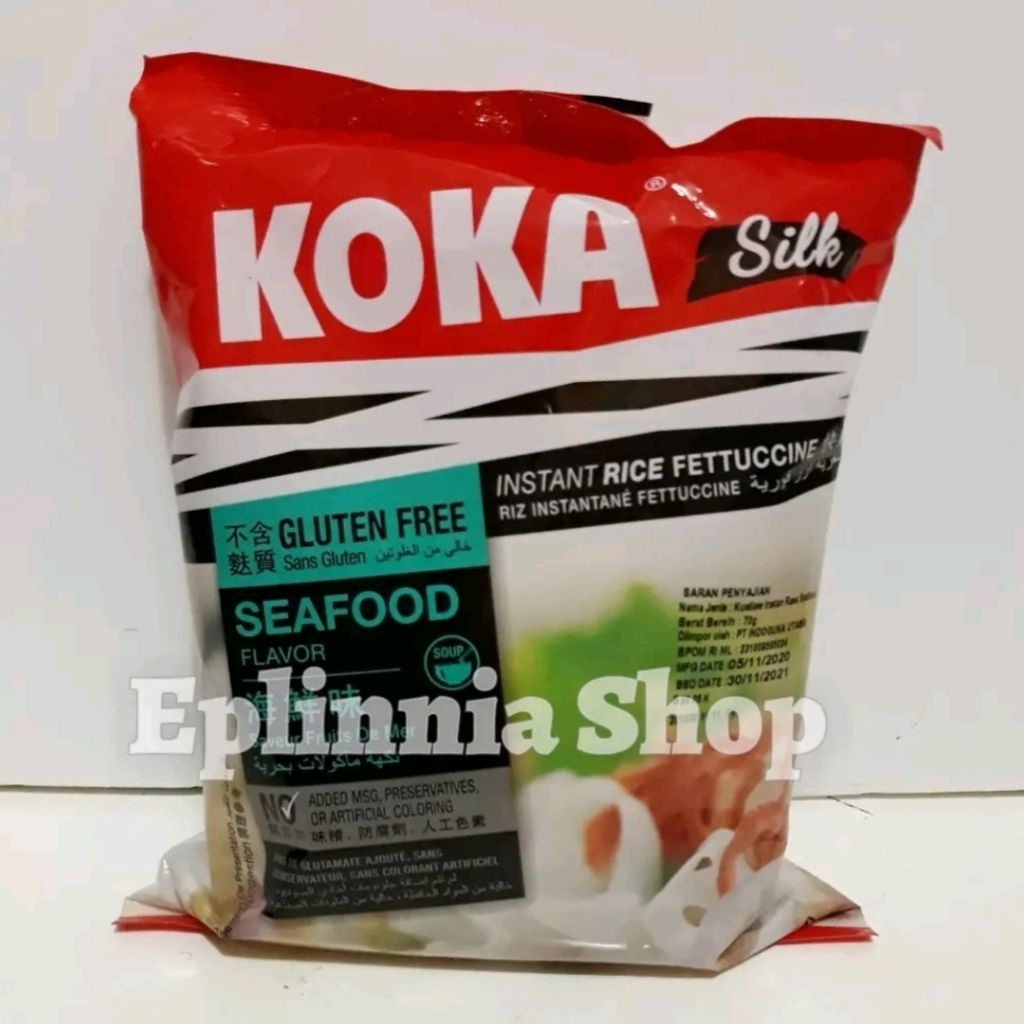

Koka Seafood Gluten Free Flavour 70 gr - Mie Instan Koka