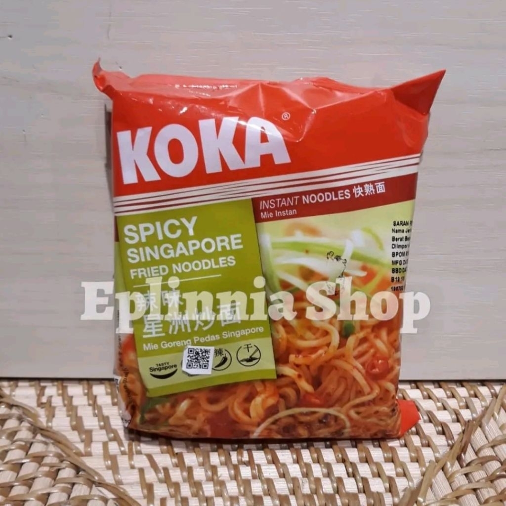 

Koka Spicy Singapore Fried Flavour Instan Noodles 85 gr - Koka Mie Instan