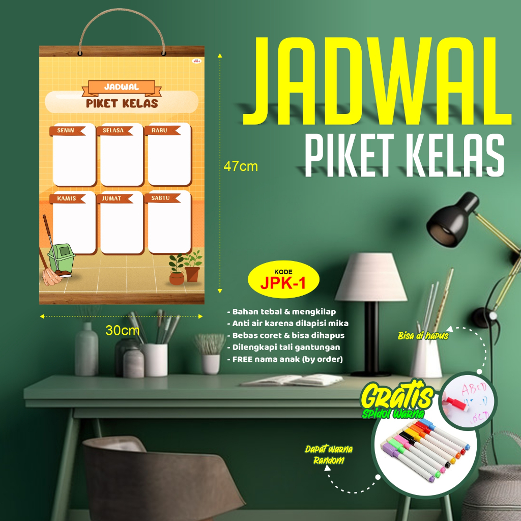 

Jadwal piket kelas gantung