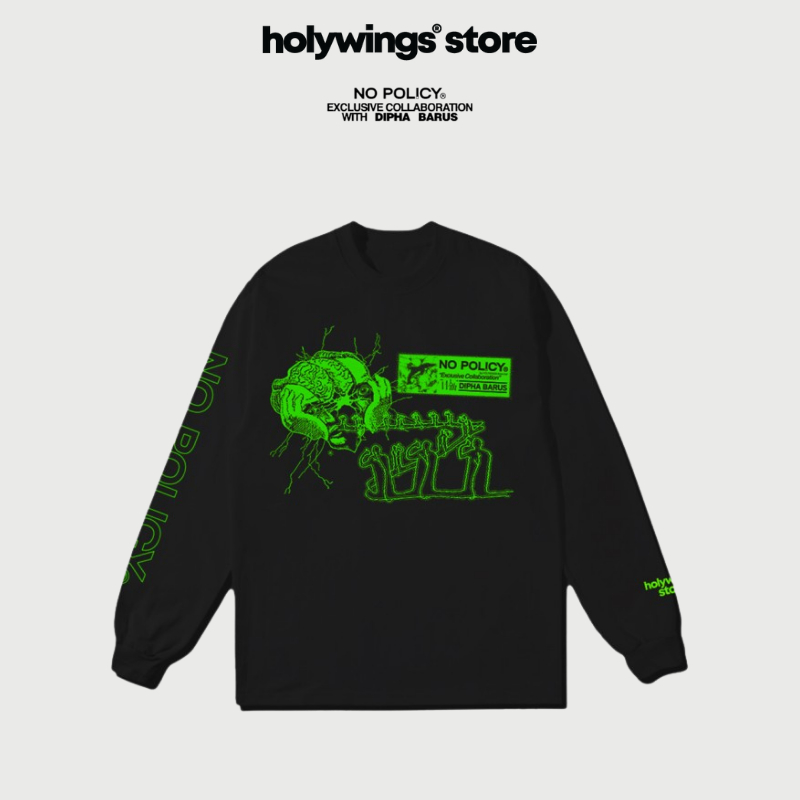 Holywings Store T-Shirts Synapse LS No Policy X Dipha Barus