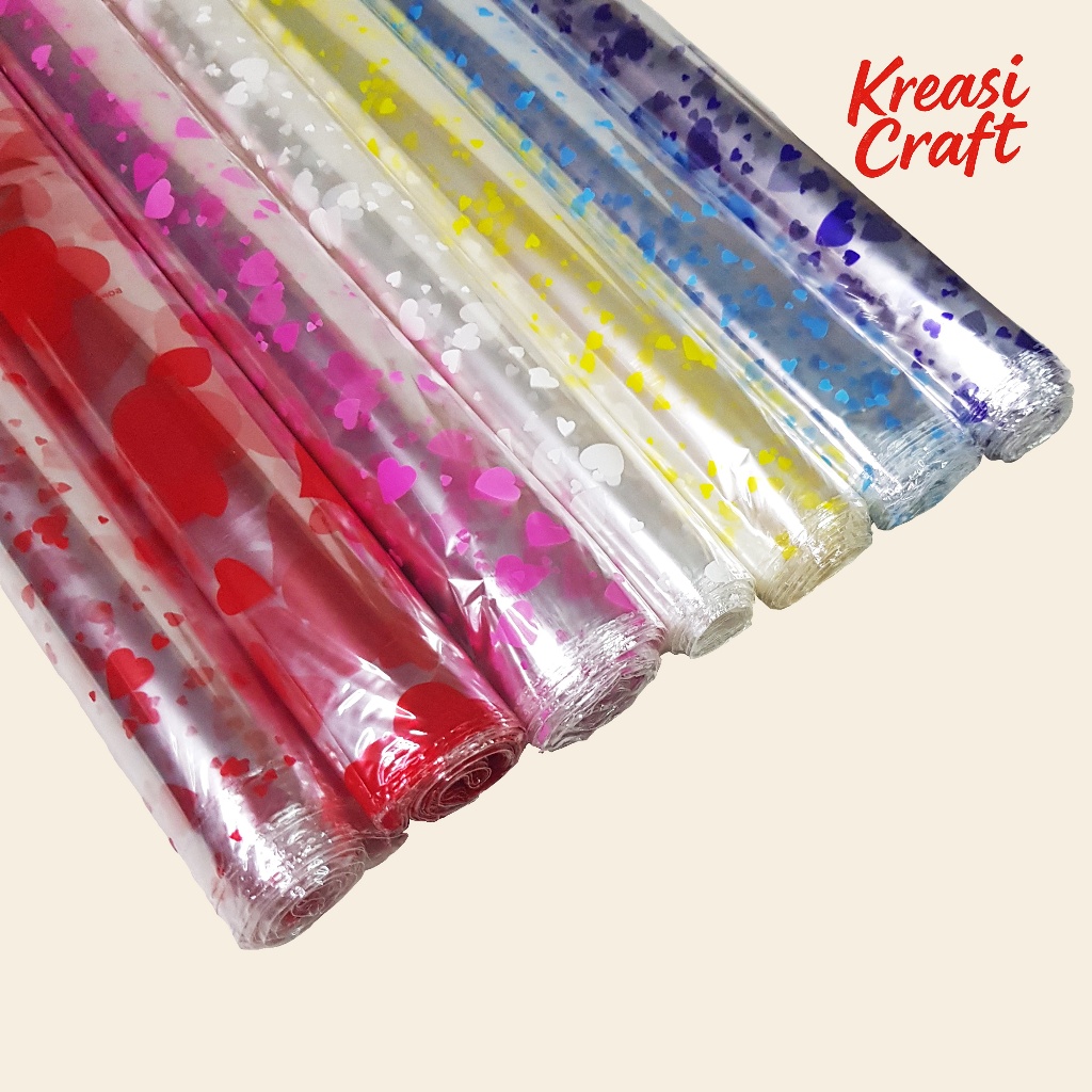 

[10Lembar] KreasiCraft Kantongan Parsel 70x100 Plastik Boneka Doll Gift Kado Bungkus Bunga Wrapping
