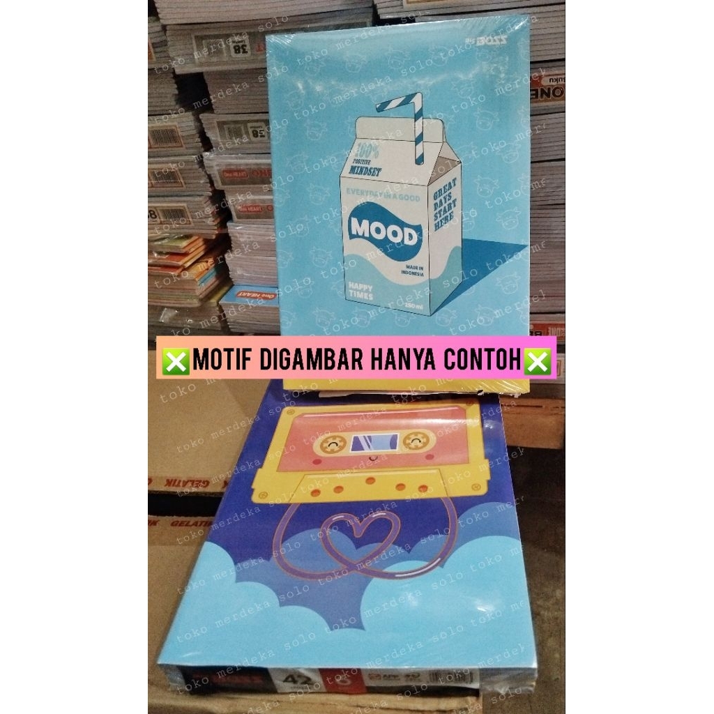 

Buku Bigbos B5 Sidu 42 lembar (gambar cover random)