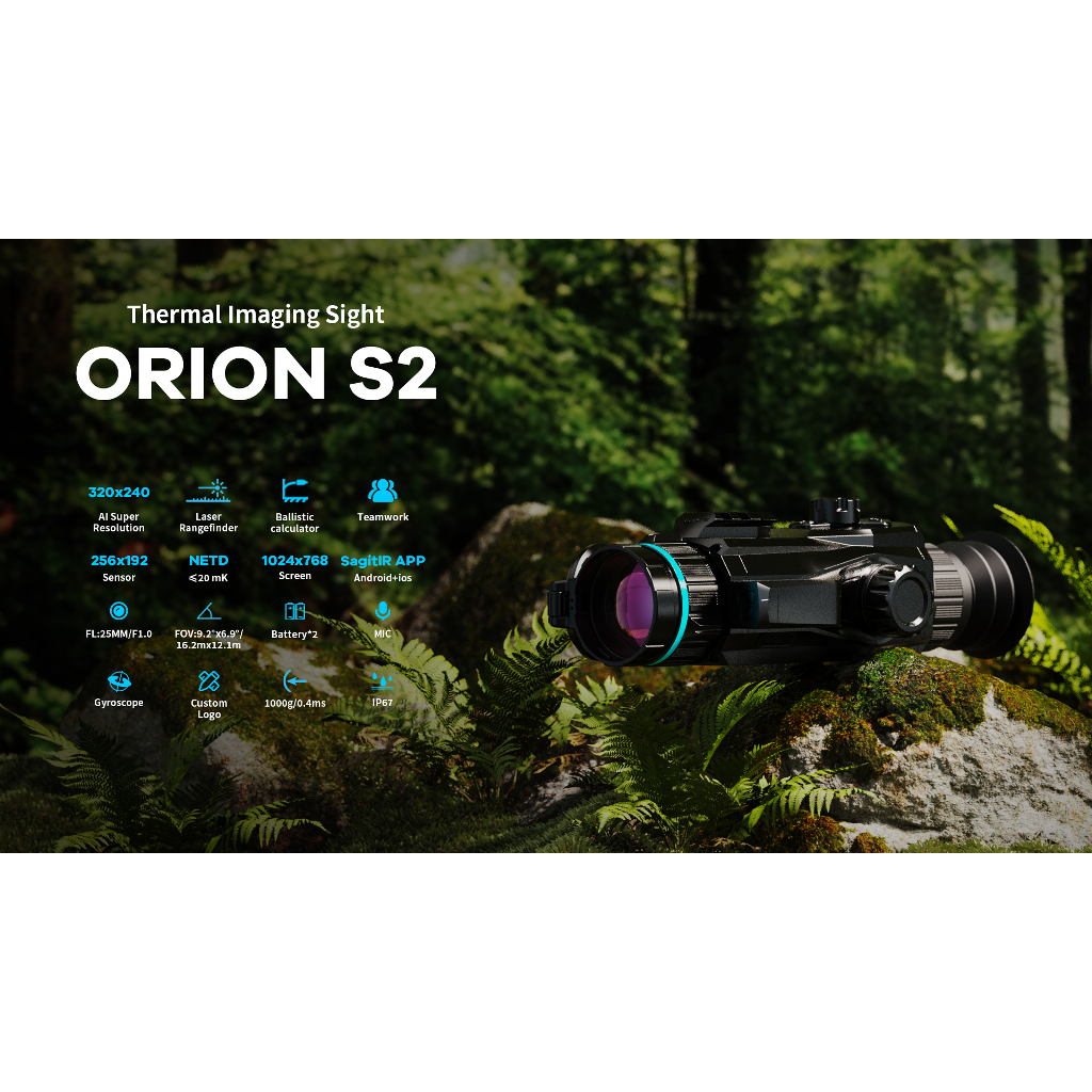 jituhunt orion S2 Thermal Scope teleskop teropong malam pelacak panas tubuh