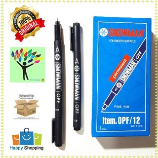 

Spidol / Pulpen OPF Snowman Hitam ORIGINAL