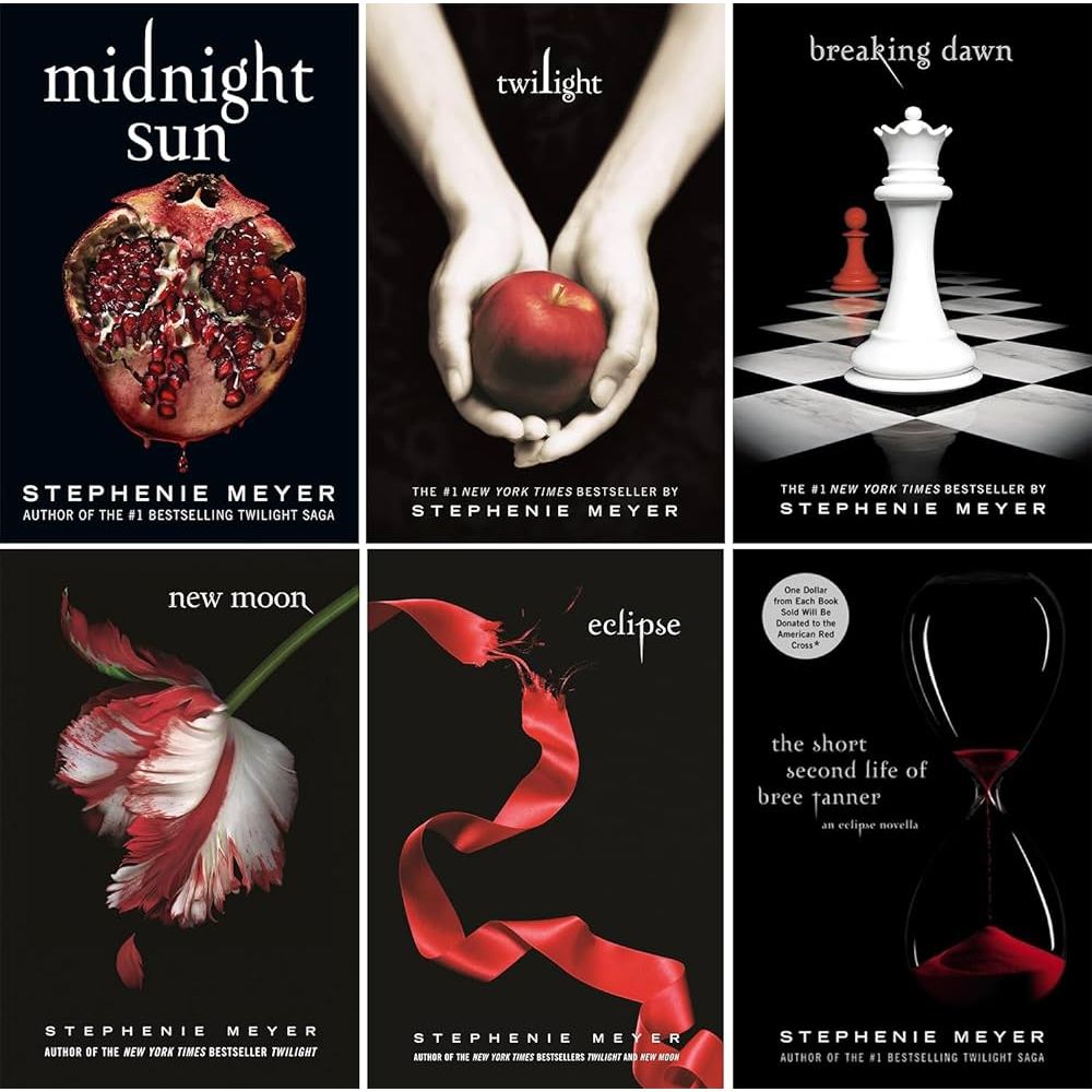 [ENGLISH] TWILIGHT, NEW MOON, BREAKING DAWN, MIDNIGHT SUN, LIFE AND DEATH, ILLUSTRATED GUIDE