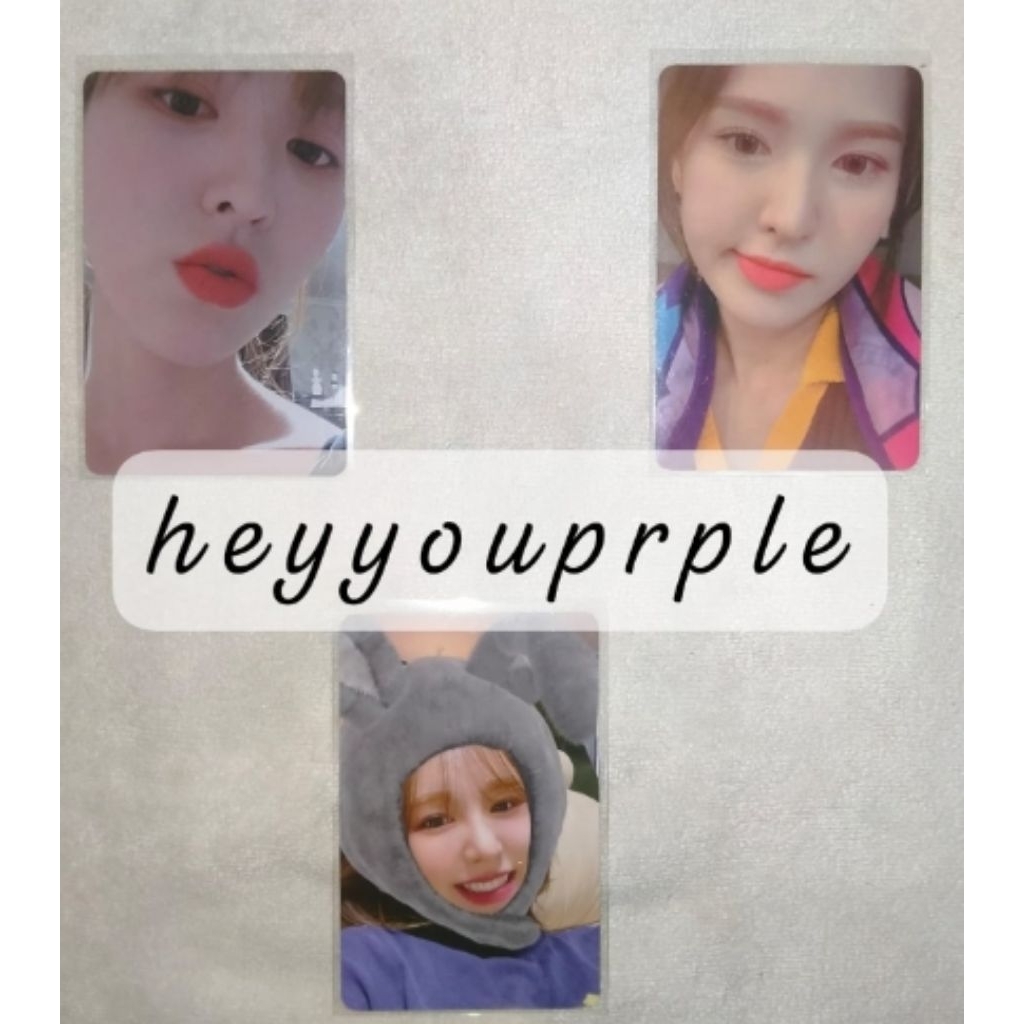 WENDY DEAR U LETTER PHOTOCARD OFFICIAL RED VELVET