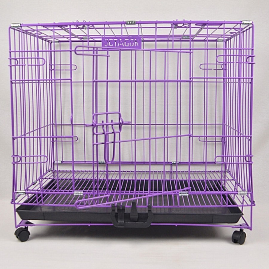 kandang octagon/ kandang kucing anjing/ kandang lipat/ kandang hewan M
