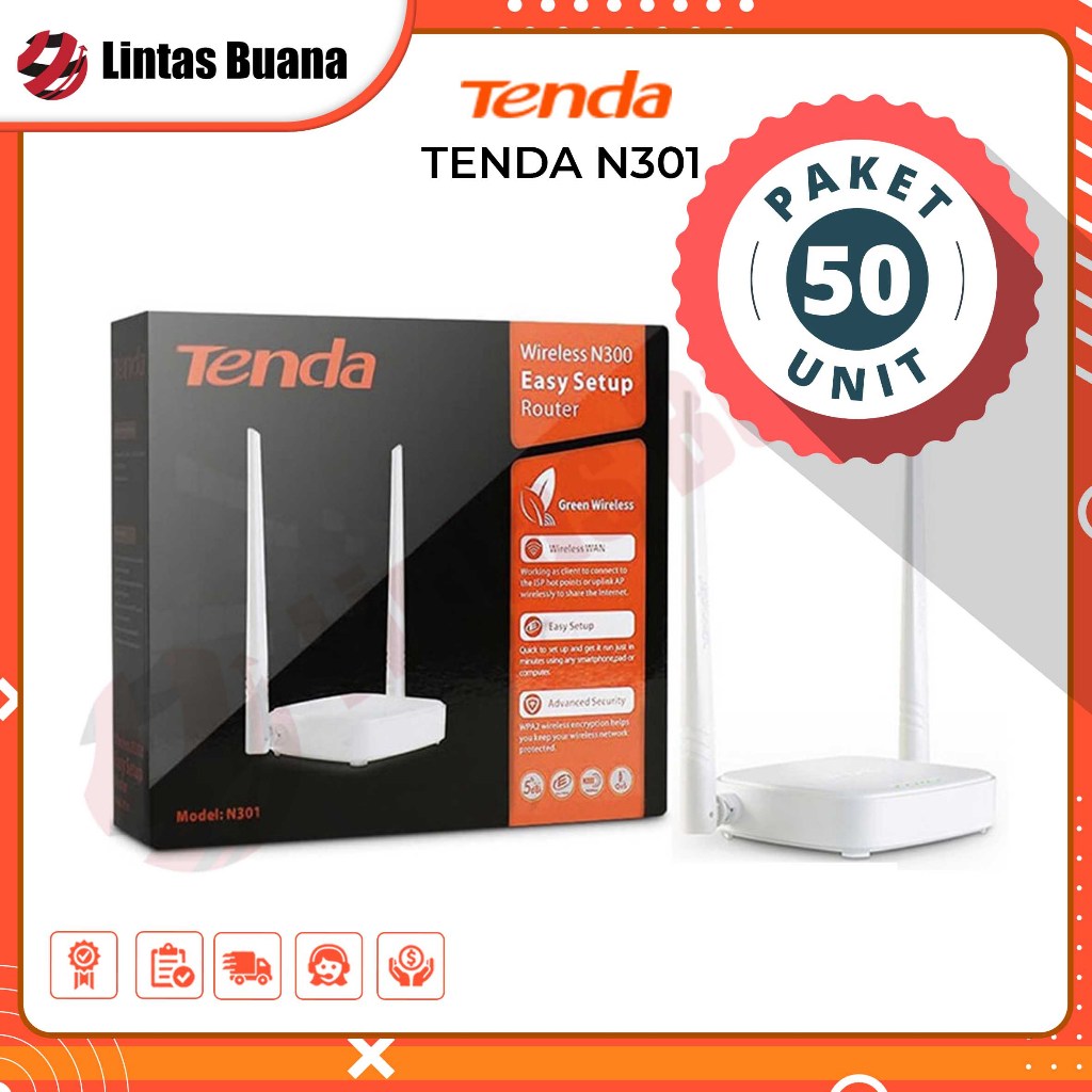 Tenda N301 Paket 50 Unit