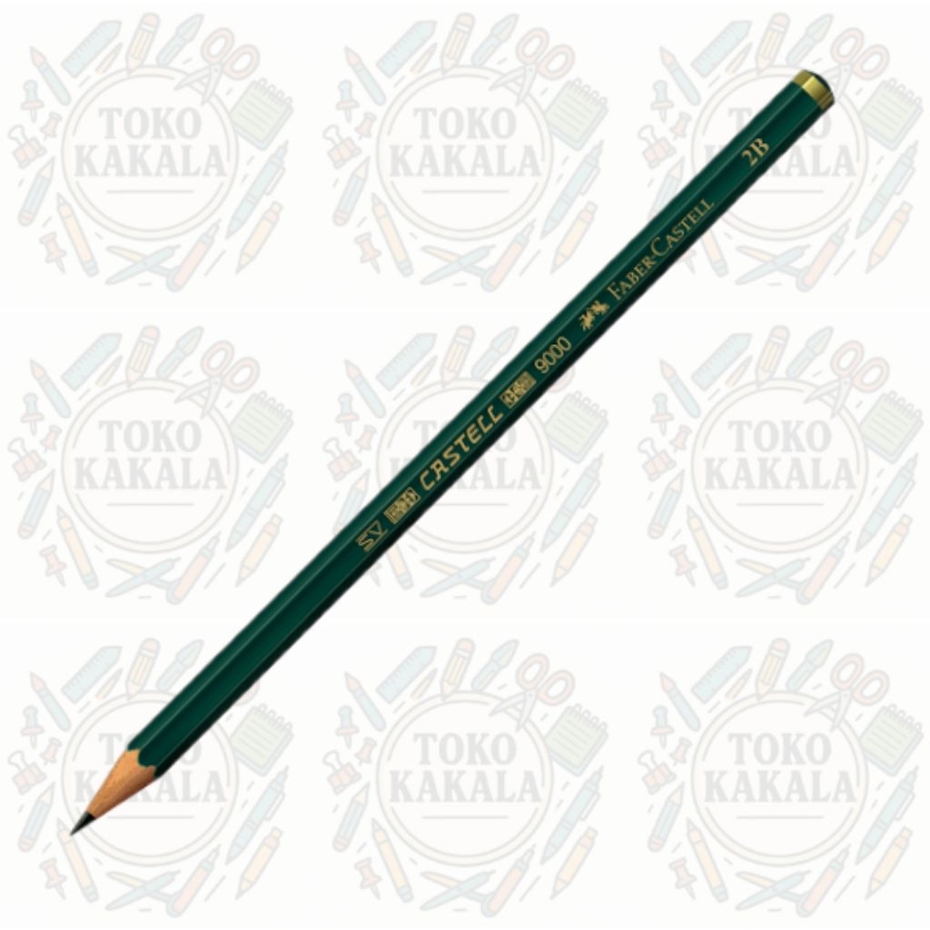 

FABER-CASTELL -Pensil Tulis Ujian Varian 2BFB-9000 2B-LUSIN