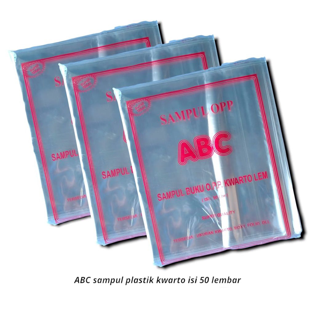 

[YOBANA] SAMPUL BUKU OPP BOXY LEM ISI 50 LEMBAR