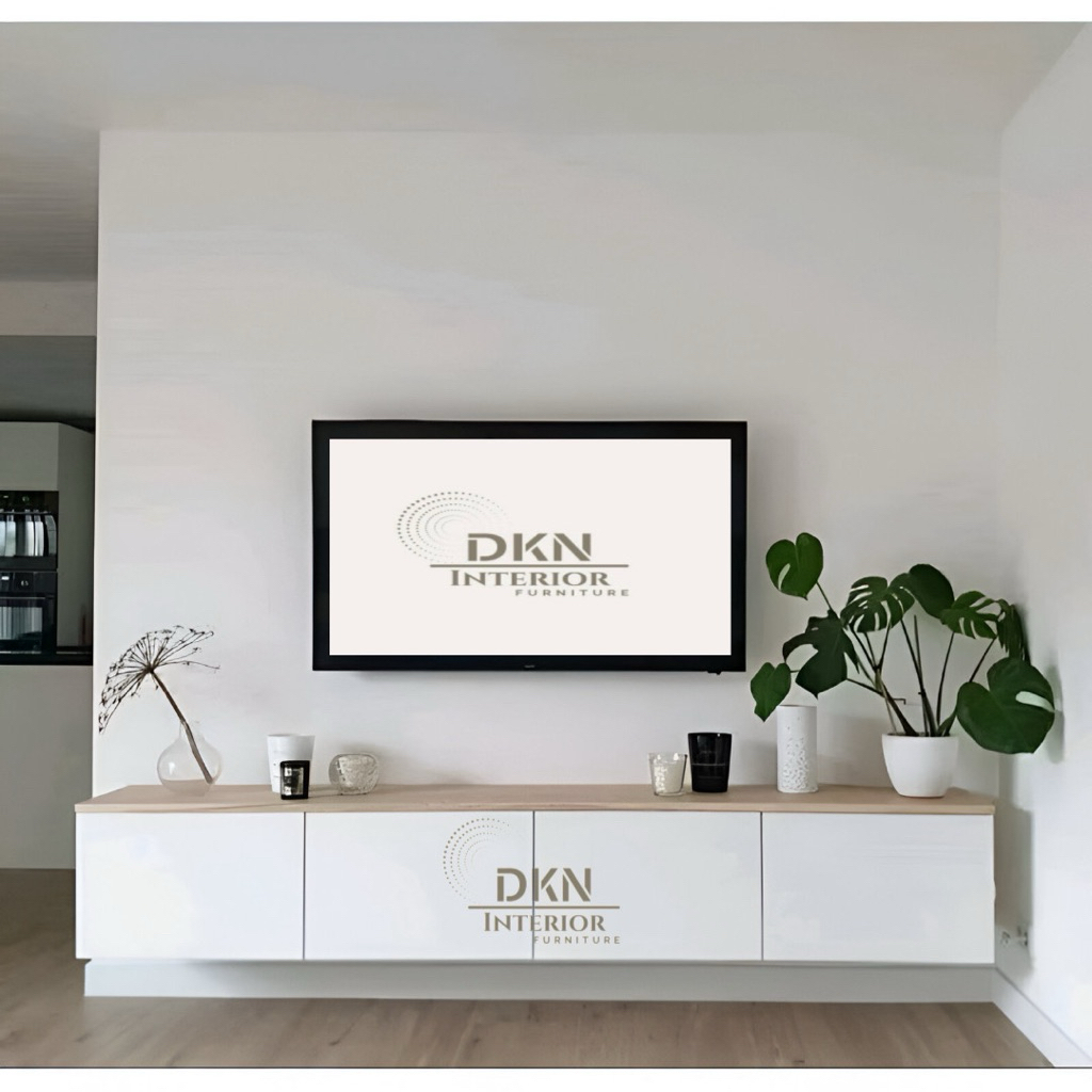 Meja TV Melayang Laci Meja Tv Gantung Meja Tv Dinding Backdrop Meja Gantung Ukuran