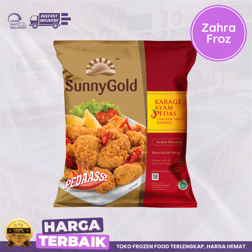 

SUNNY GOLD KARAGE AYAM PEDAS 500GR