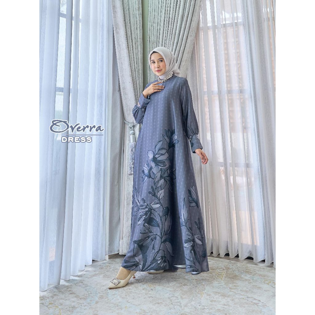 Overra dress by marevi/gamis marevi ori terbaru best seller