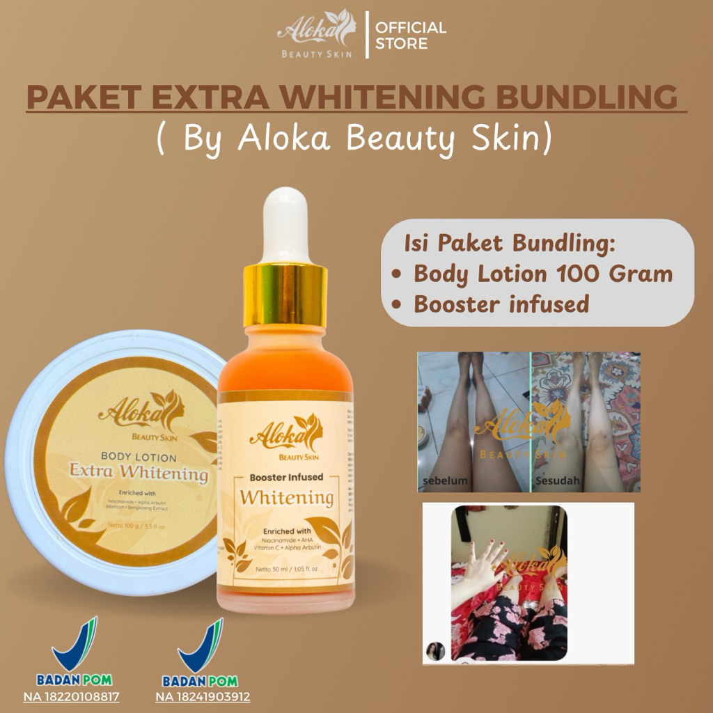 PAKET MINI EXTRA WHITENING ALOKA BEAUTY