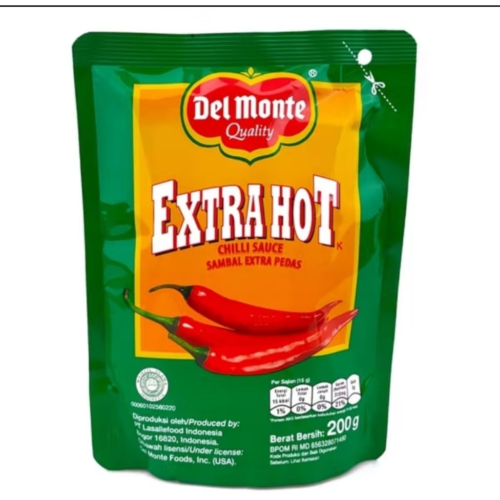 

Delmonte Saos sambal extra hot 200gram