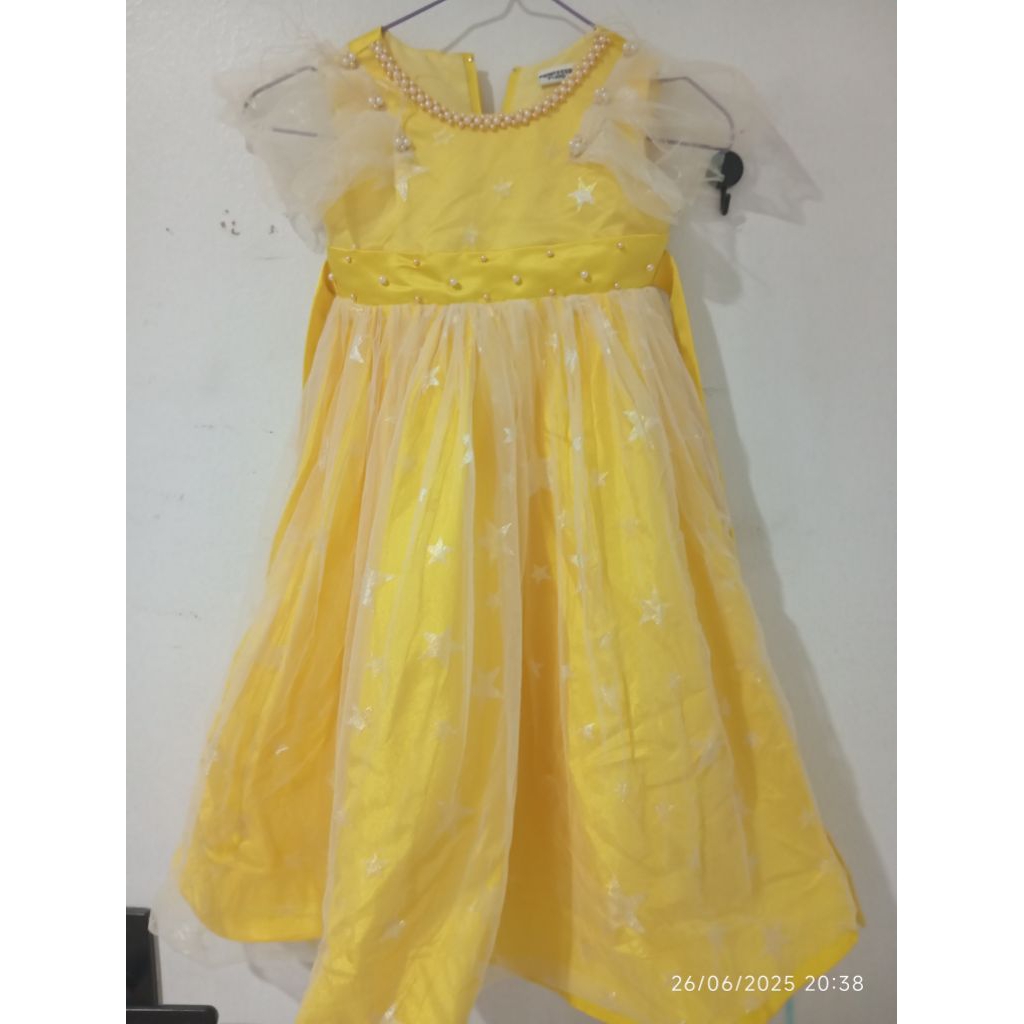 PL dress pesta anak princessa flami