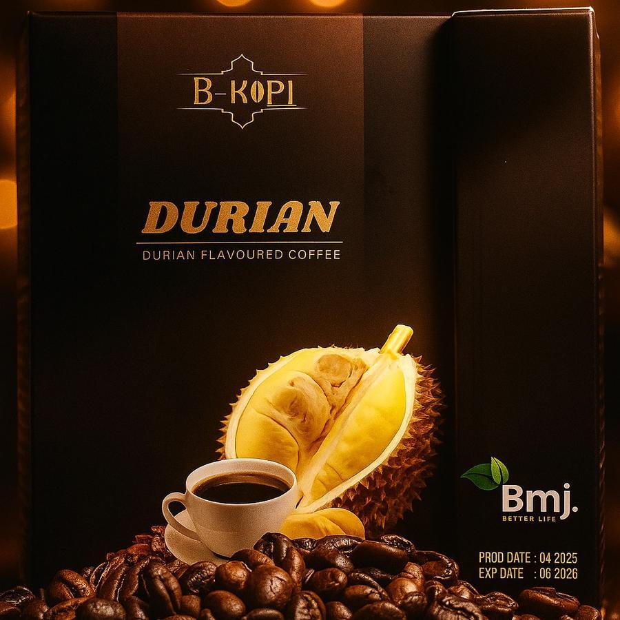 

Bkopi Durian 100gr Kopi Hitam Murni Seduhan Klasik Penuh Energi