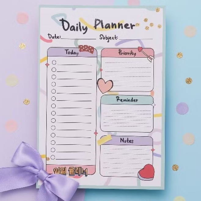 

Daily Planner Memphis