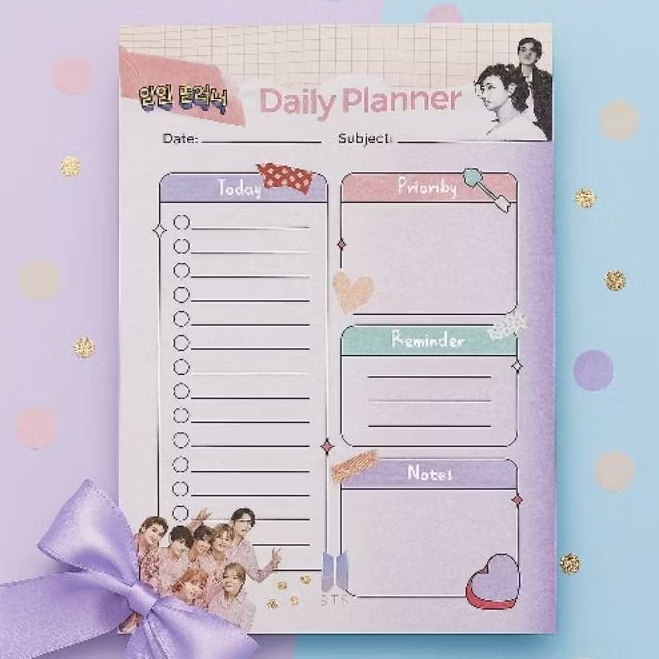 

DAILY PLANNER BTS