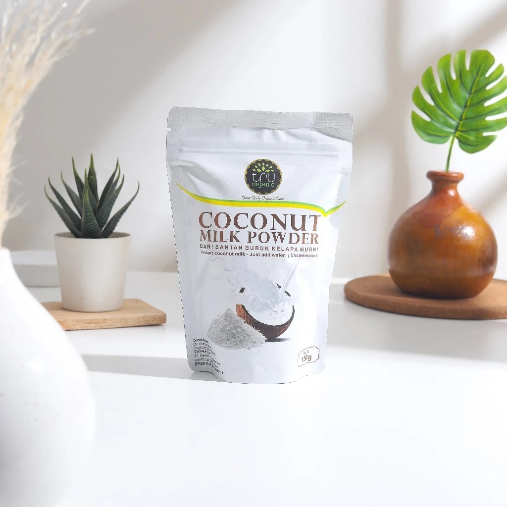 

TruOrganic Coconut Milk Powder for Baby 150gr Santan Bubuk Kelapa Thailand Santan MPASI Bayi
