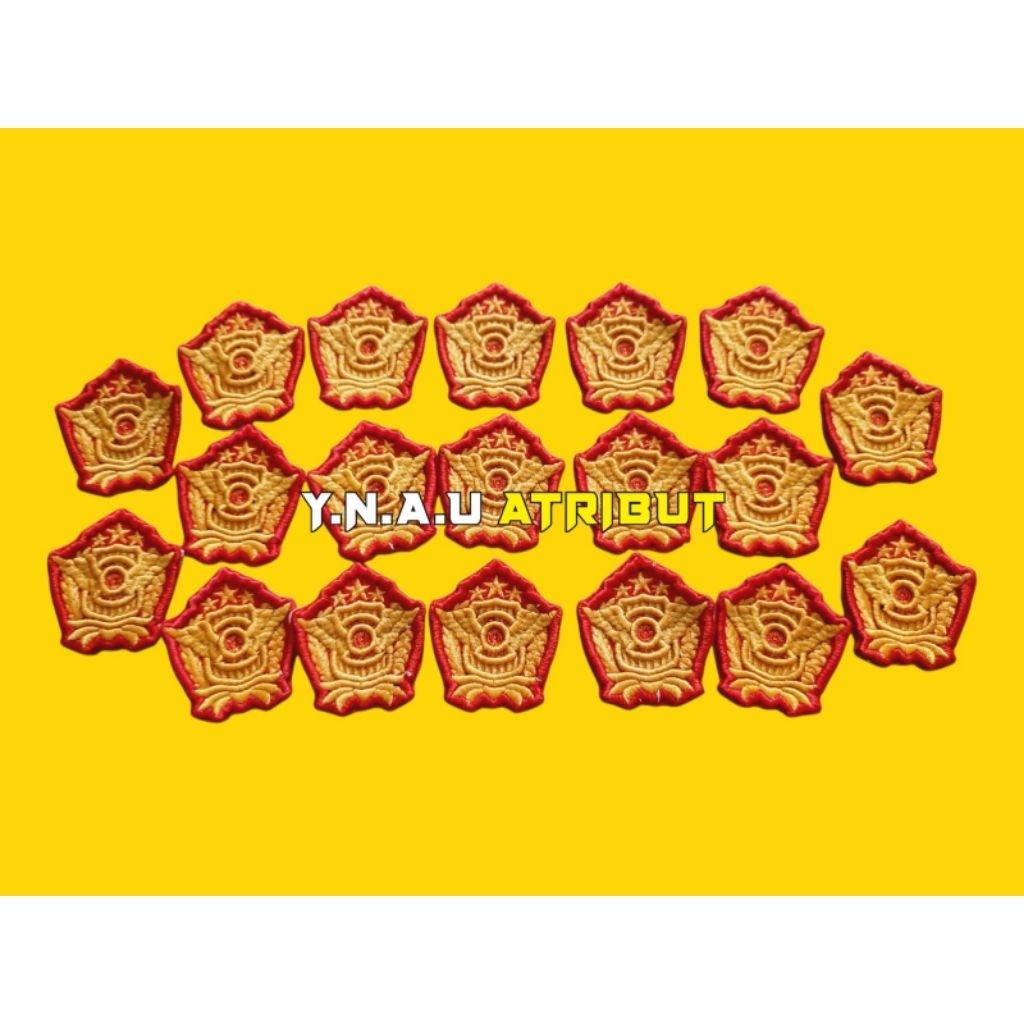 Atribut Polri Dikjur Lantas Bordir 3D Exclusive