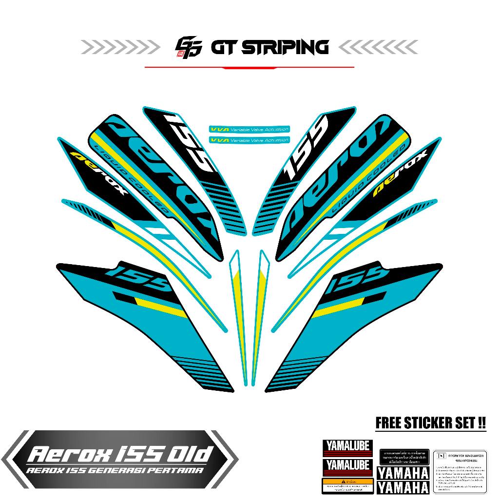 GTS 41 STICKER AEROX 155 VVA OLD / STRIPING AEROX LAMA / STIKER AEROX 155 / STREPING / STIPING / SKO