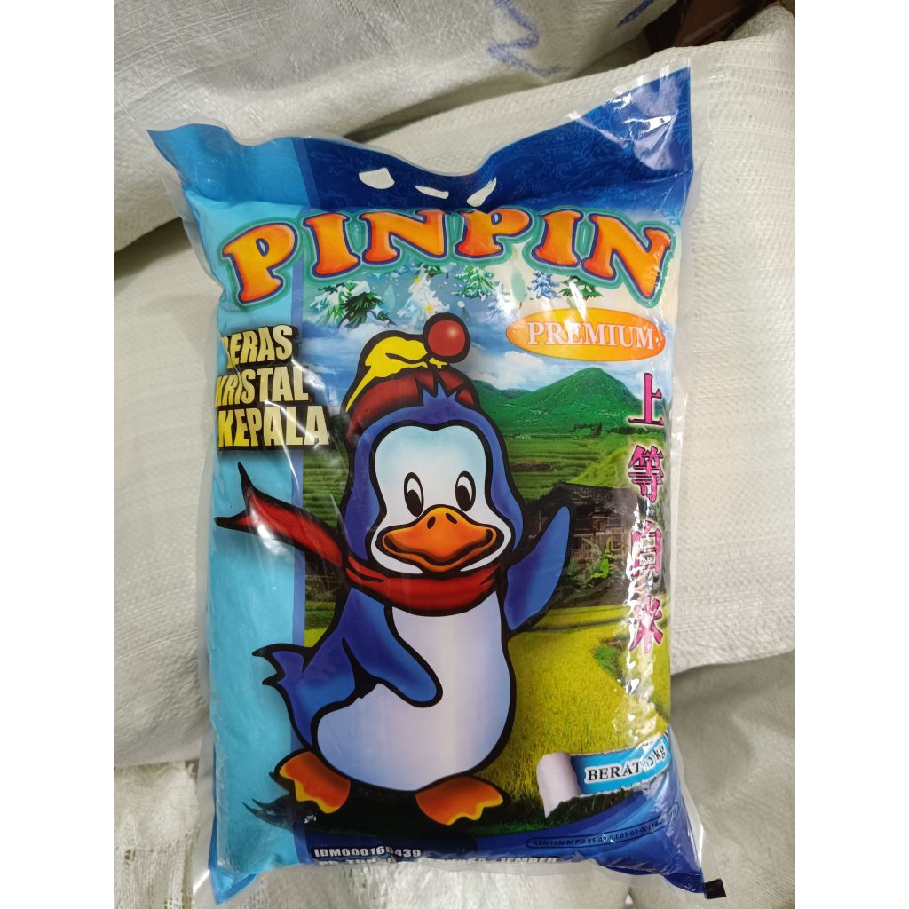 

Beras pin 5kg premium kemasan 2pouch
