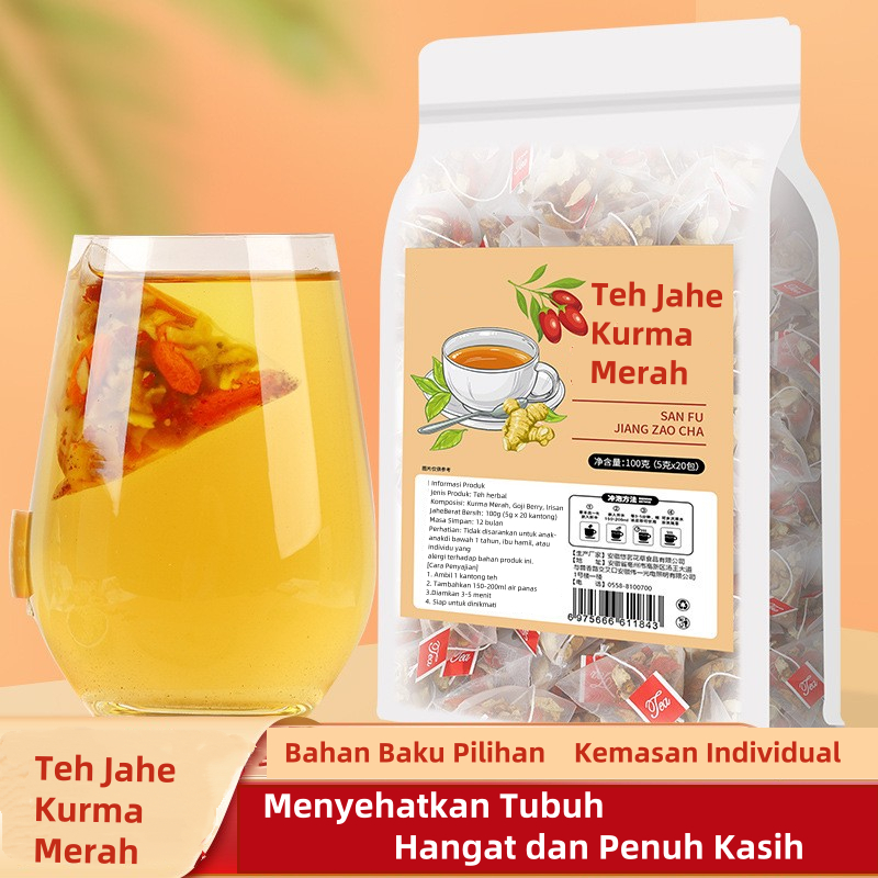 

Teh Jahe Kurma Merah Minuman Herbal Jahe & Kurma Merah