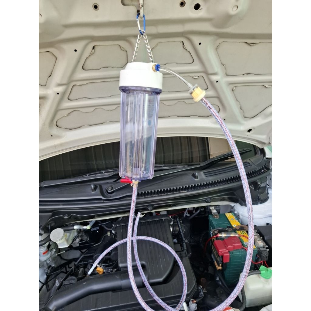 Alat Purging Mesin Diesel Set 1200ml tabung Transparan set tinggal pakai untuk purging injektor dies